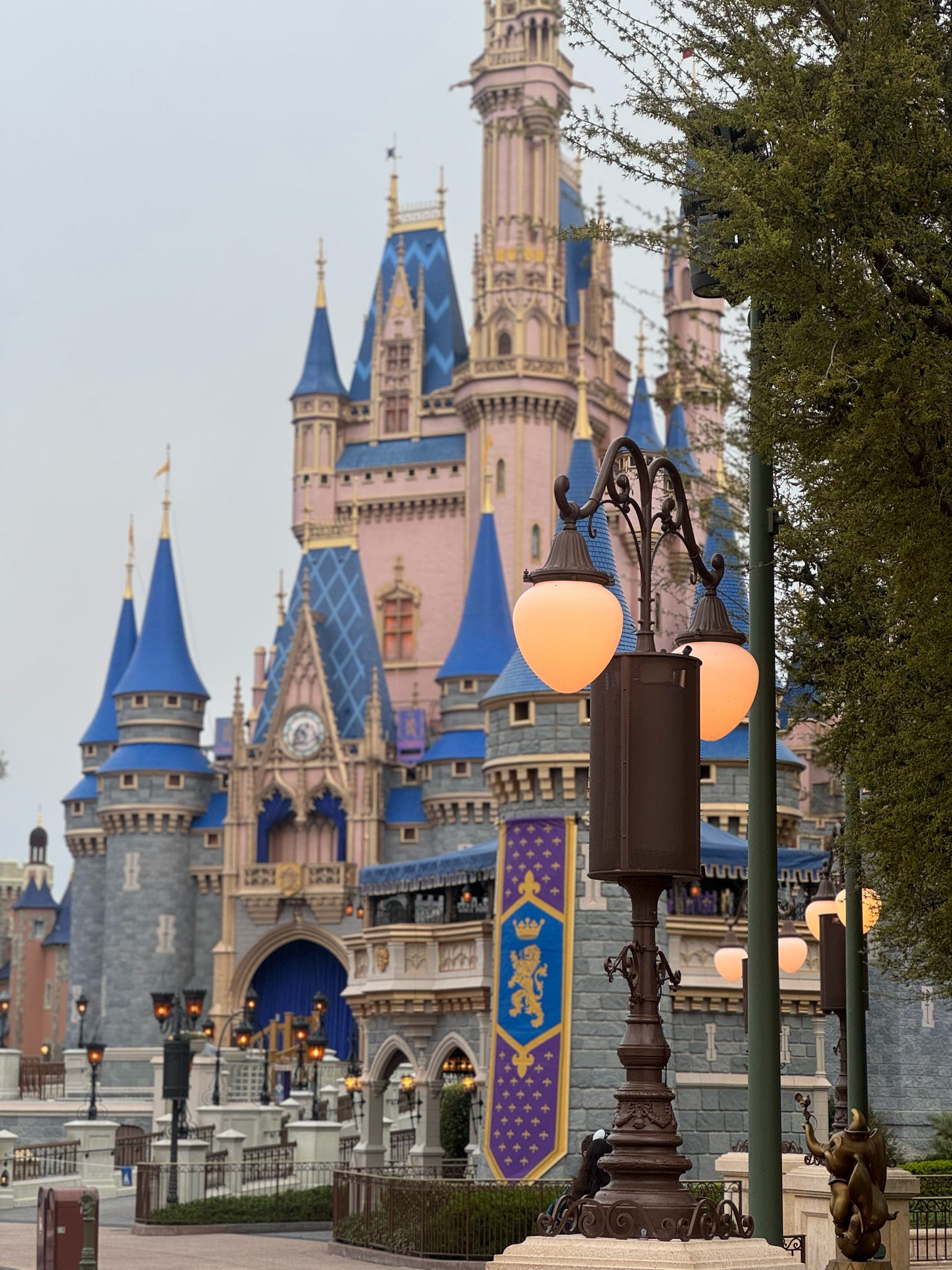 Family exploring an immersive theme park destination