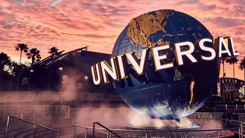 Family exploring an immersive theme park destination